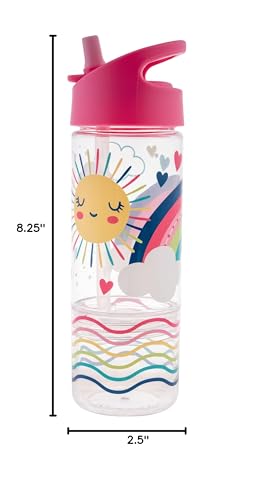 Stephen Joseph Sip and Snack Rainbow BPA-free and dishwasher safe for easy care.