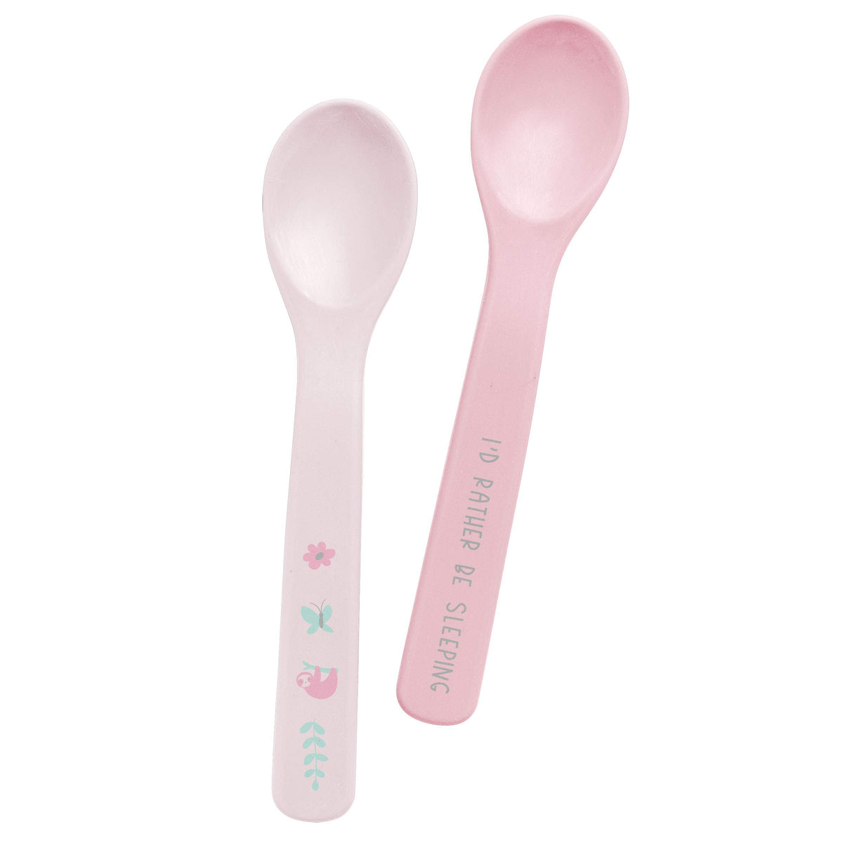 Stephen Joseph soft silicone spoons designed for gentle first meals and self-feeding practice
