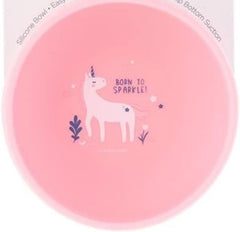 Stephen Joseph ultra-soft silicone bowl is dishwasher safe and easy to clean