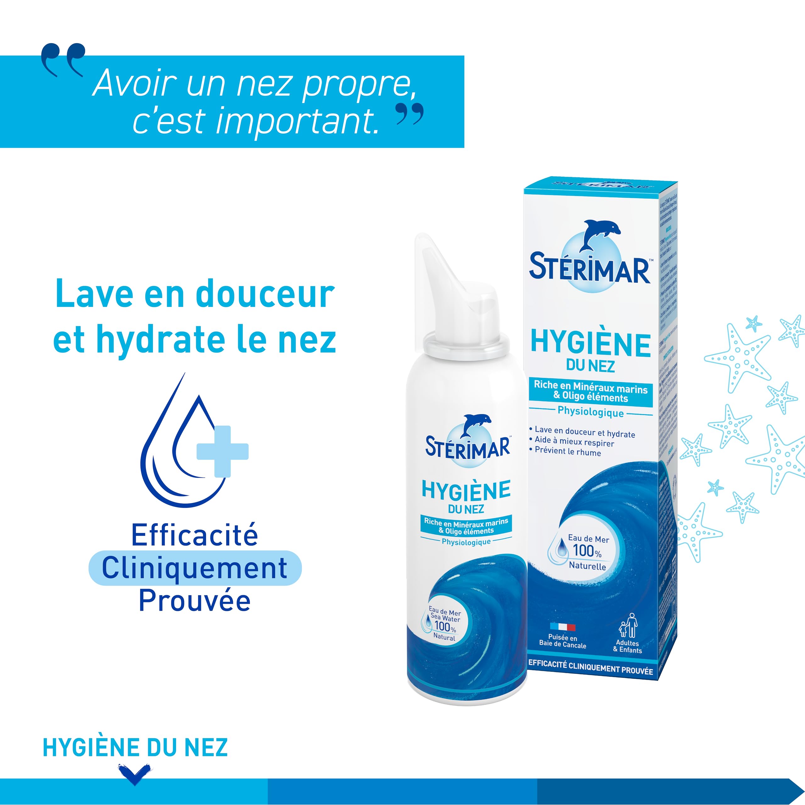 Sterimar baby soft nozzle for comfortable cleansing
