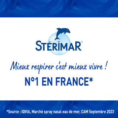 Sterimar microdiffusion creates a fine mist for delicate cleansing