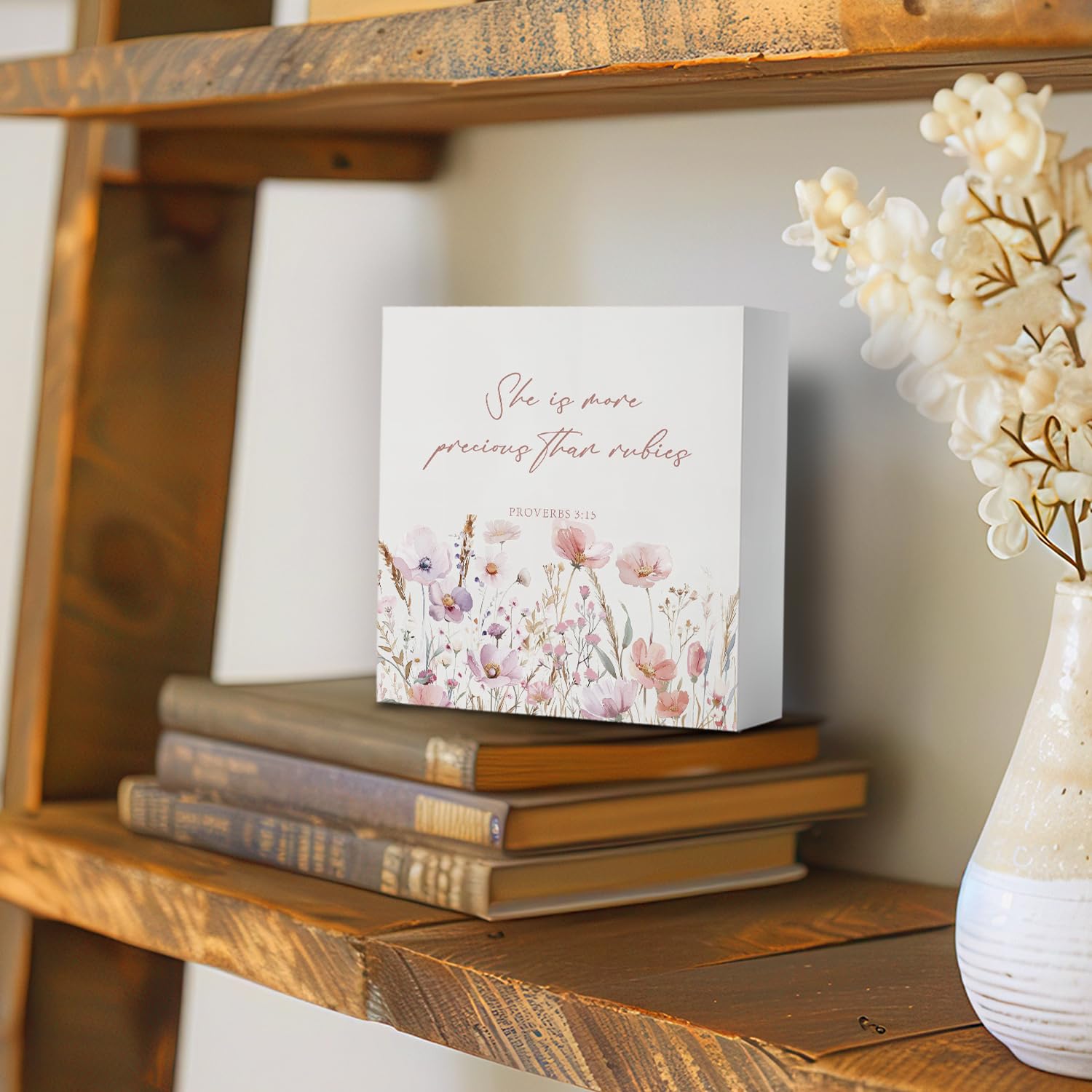 STHTTSW nursery shelf decor for compact, versatile display