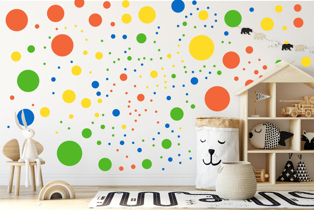 StickerDeen eight sheets with ten sizes enable versatile dot layouts