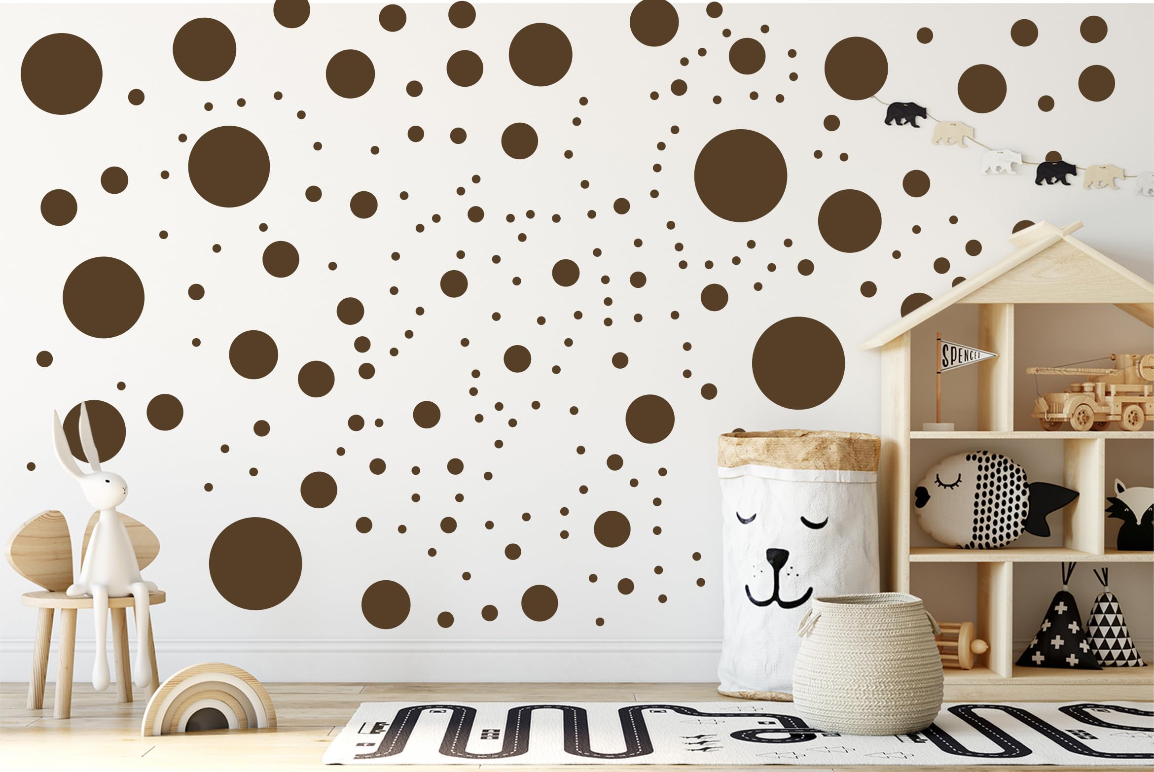 StickerDeen removable wall decals leave minimal residue for easy changes.