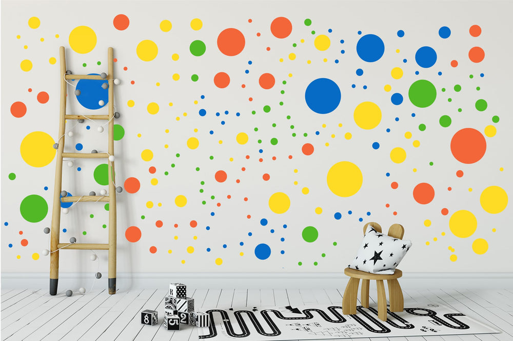 StickerDeen easy peel-and-stick dots simplify redecorating projects