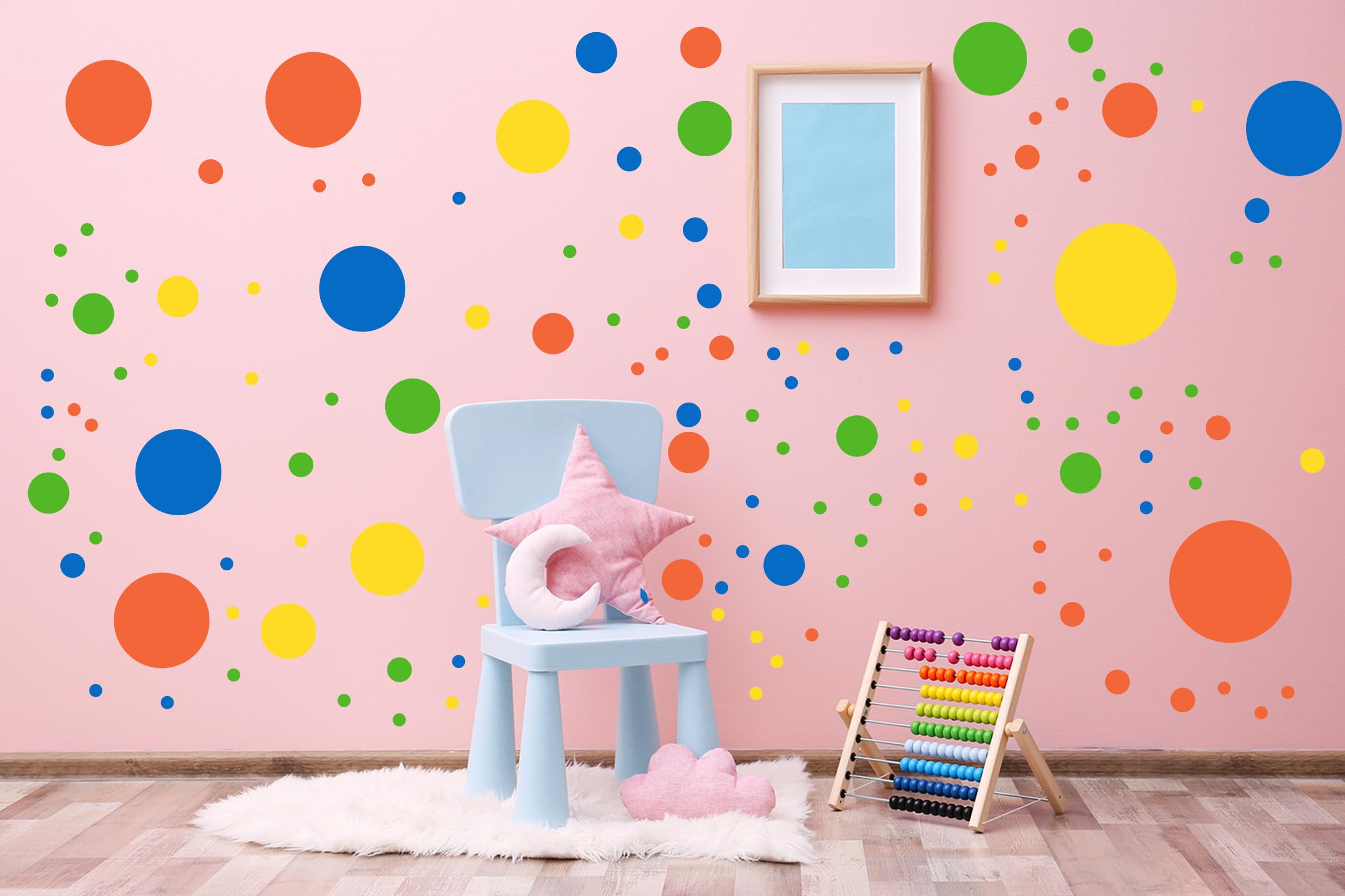 StickerDeen long-lasting vinyl dots deliver durable decor choices