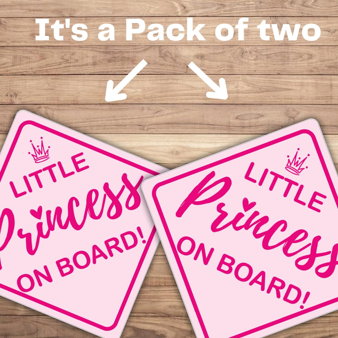 STIXORAMA princess baby on board sticker for cars improves road awareness