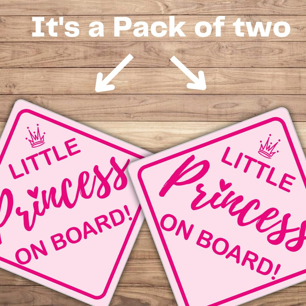 STIXORAMA princess baby on board sticker for cars improves road awareness