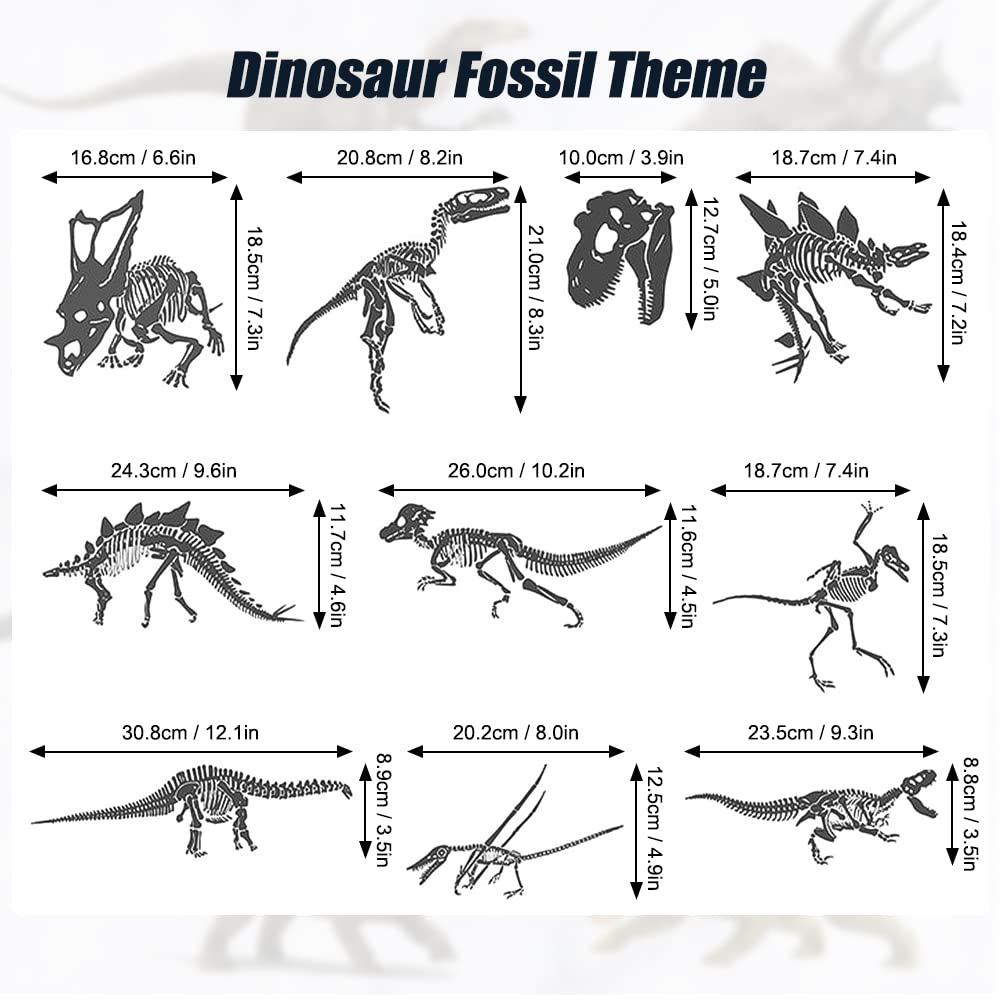 STNRST-IN glow-dinosaurs ceiling decor for kids, provides gentle glow for bedtime ambiance.