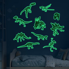 STNRST-IN Dinosaur wall decals, 10 large stickers, boost imaginative play and room decor.