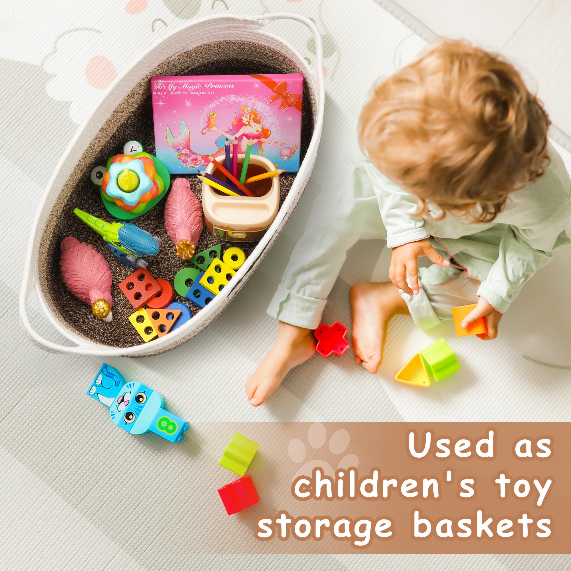 STOBS K bohemian storage decor for living spaces and nurseries.