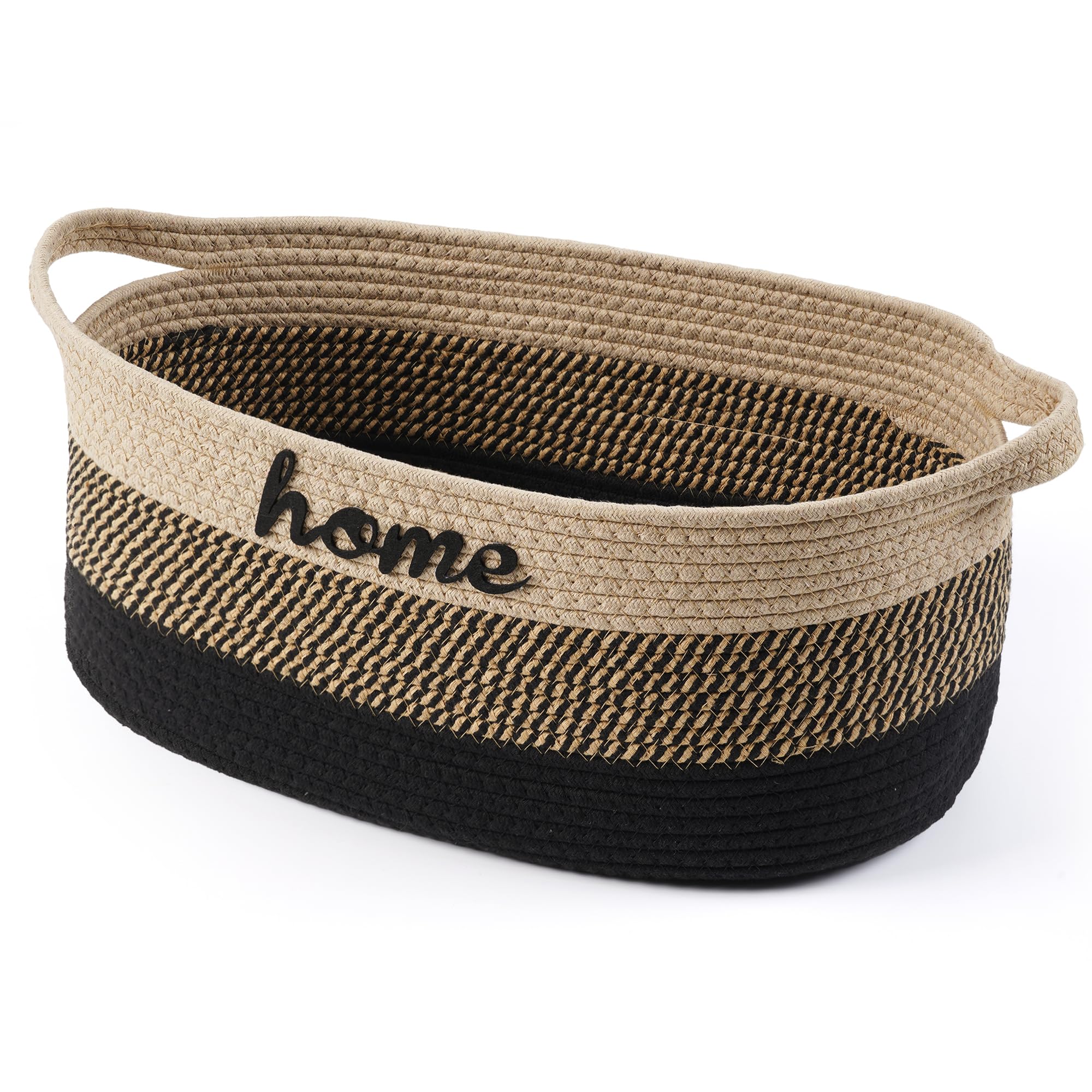 STOBS K dog toy basket weave, ideal for clutter-free living room storage.