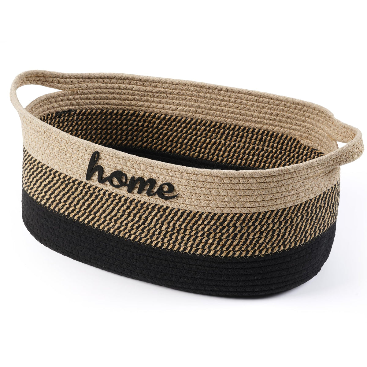 STOBS K dog toy basket weave, ideal for clutter-free living room storage.