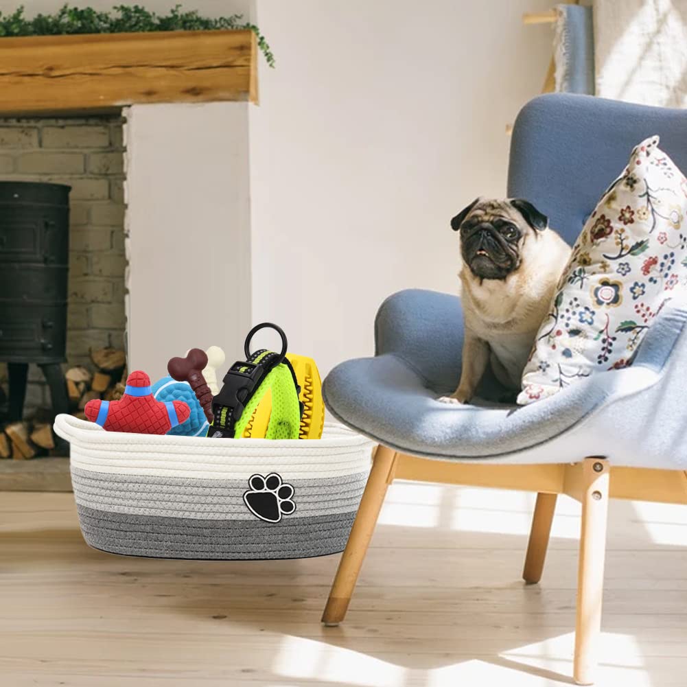 STOBSK basket fits bathroom essentials with stylish, breathable weave.