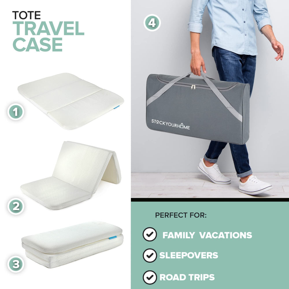 Stock Your Home pack n play setup with compact, travel-friendly design