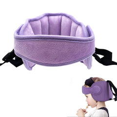 StoHua adjustable baby car seat head support band keeps head steady during car rides.