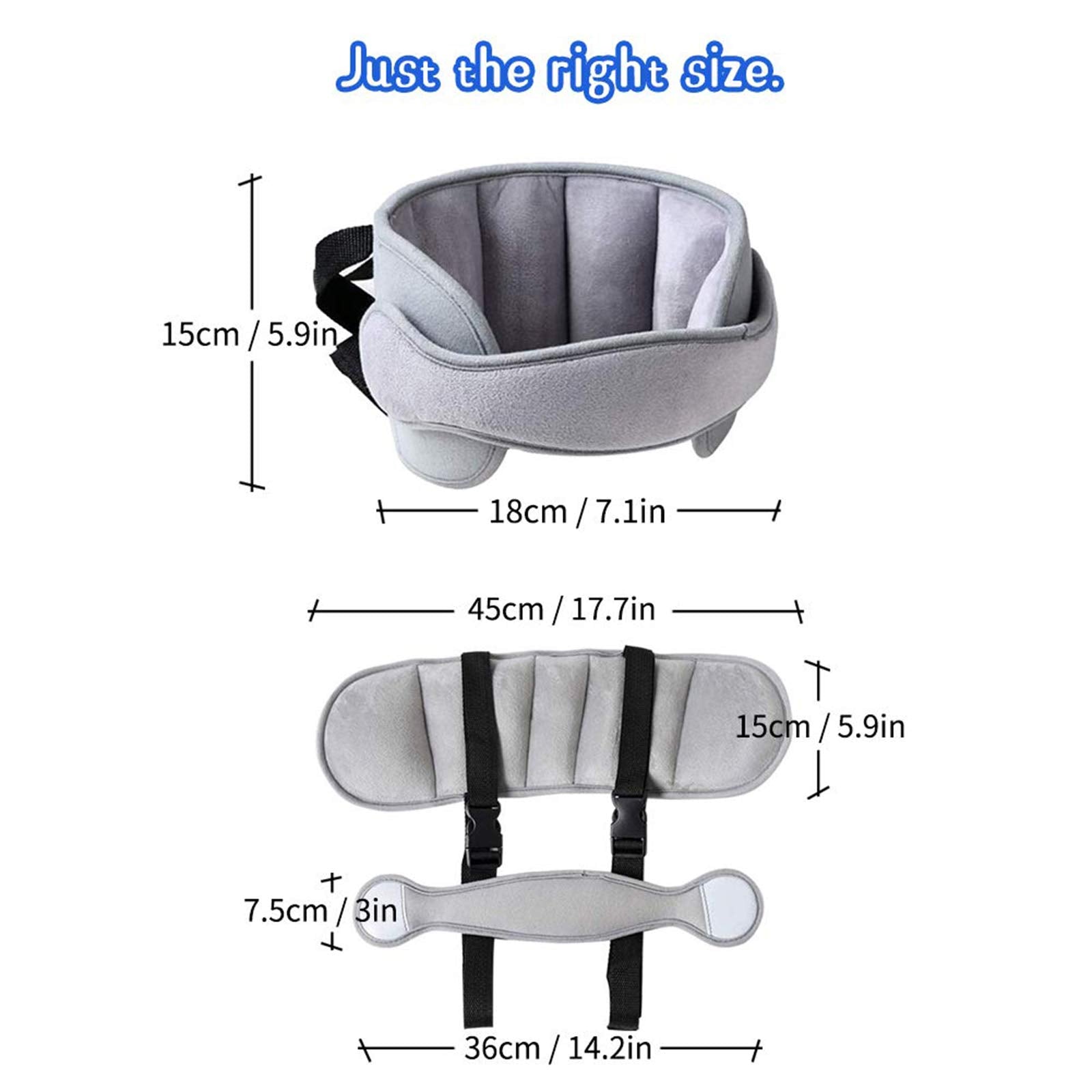 StoHua adjustable strap ensures a secure fit on many car seats.