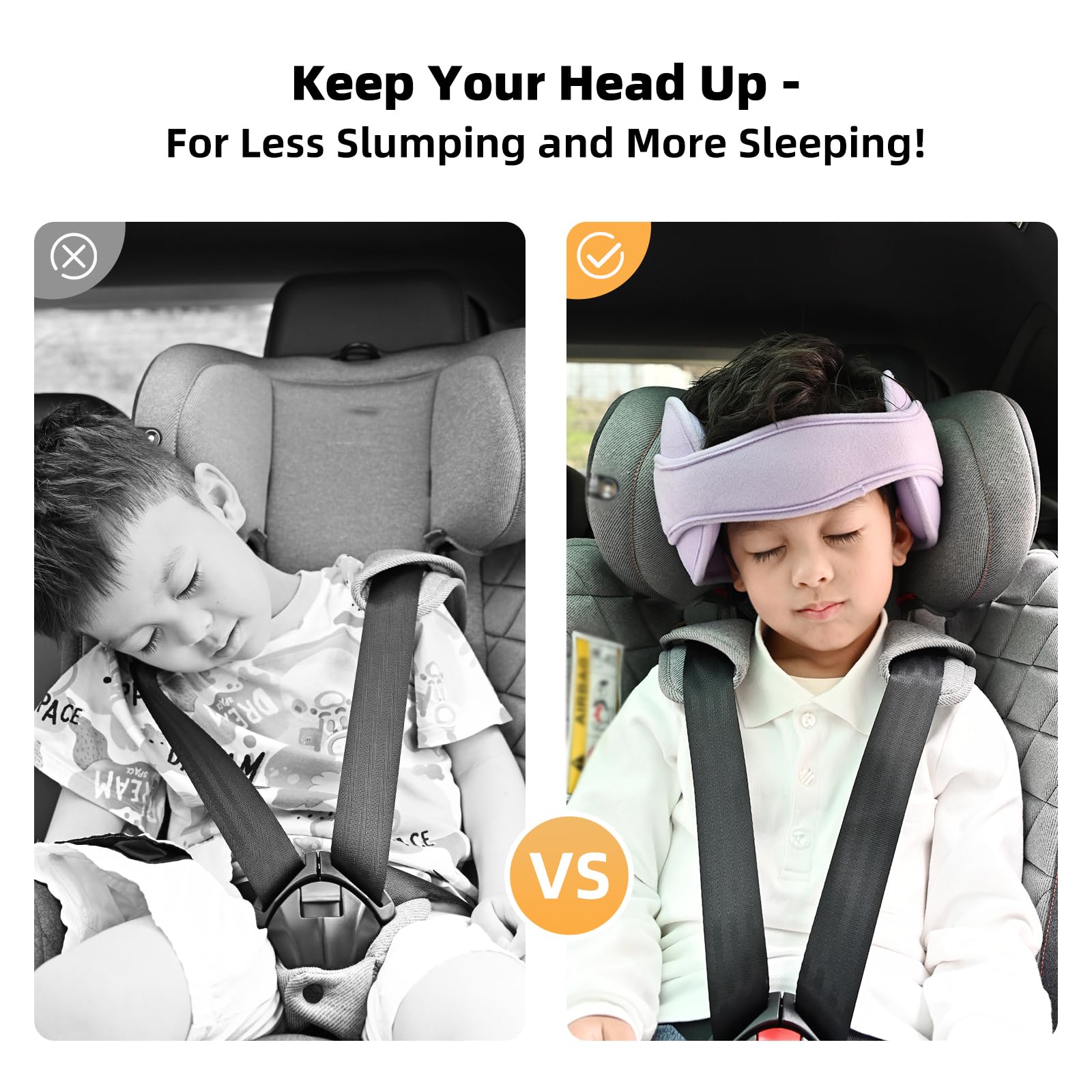 StoHua baby neck support pillow helps comfort during car journeys.