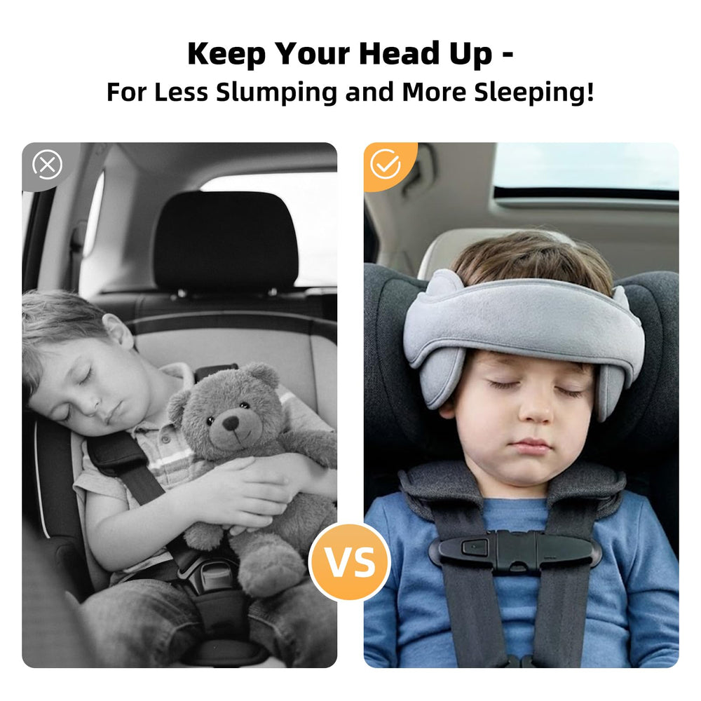 StoHua head-rest for kids car seat keeps head aligned on smooth trips.