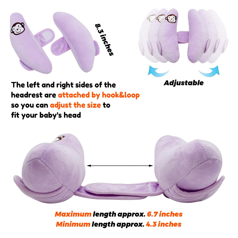 StoHua Headrest adjustable center dial offers a customizable fit for growing toddlers.