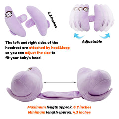 StoHua Headrest adjustable center dial offers a customizable fit for growing toddlers.