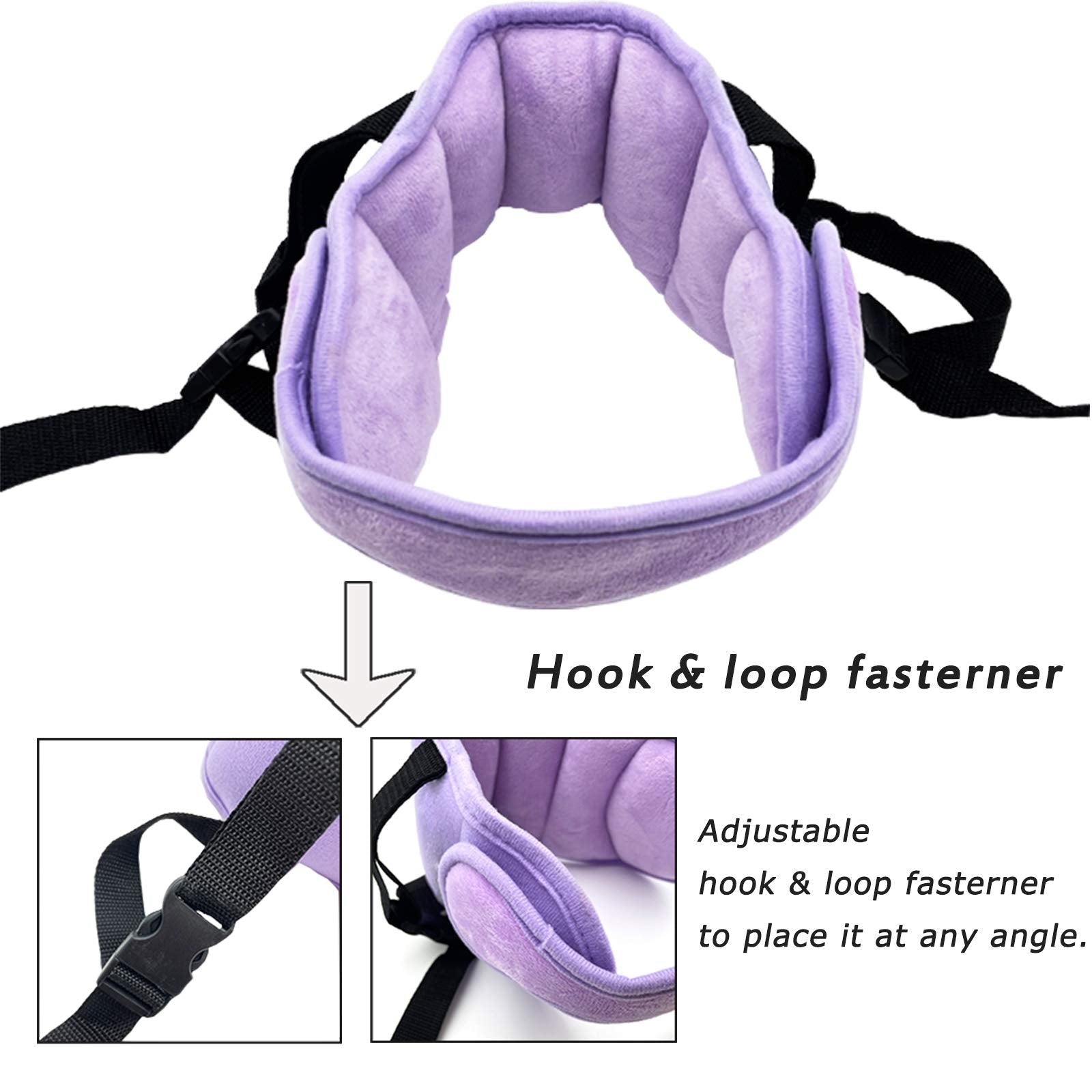StoHua infant car seat head rest provides gentle stability.