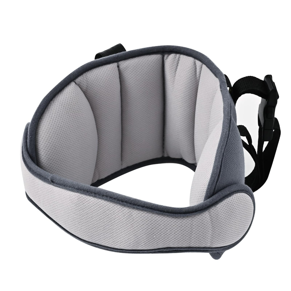 StoHua head support band angle view provides steady neck support on car trips