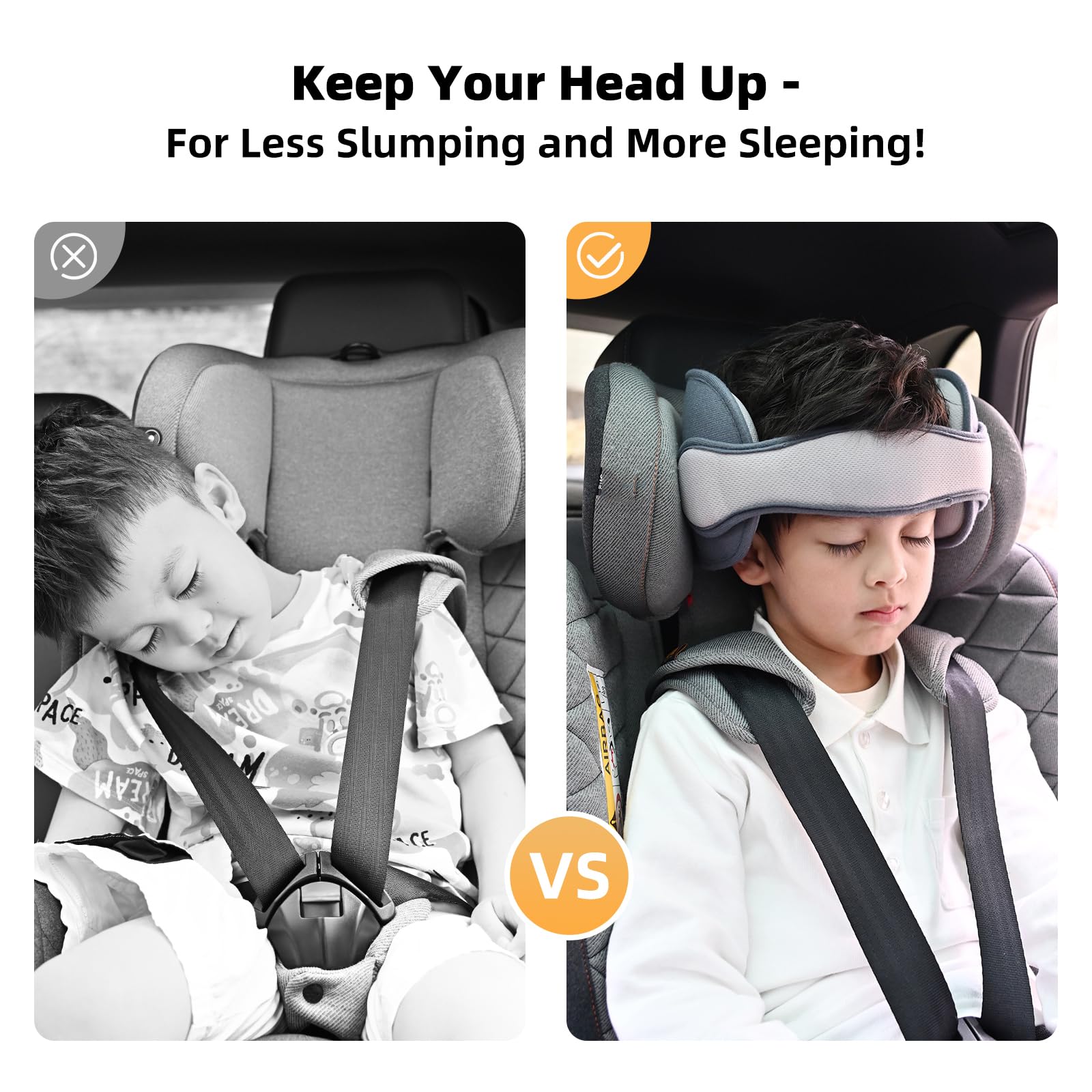 StoHua head support closeup breathable material enhances airflow for comfy rides