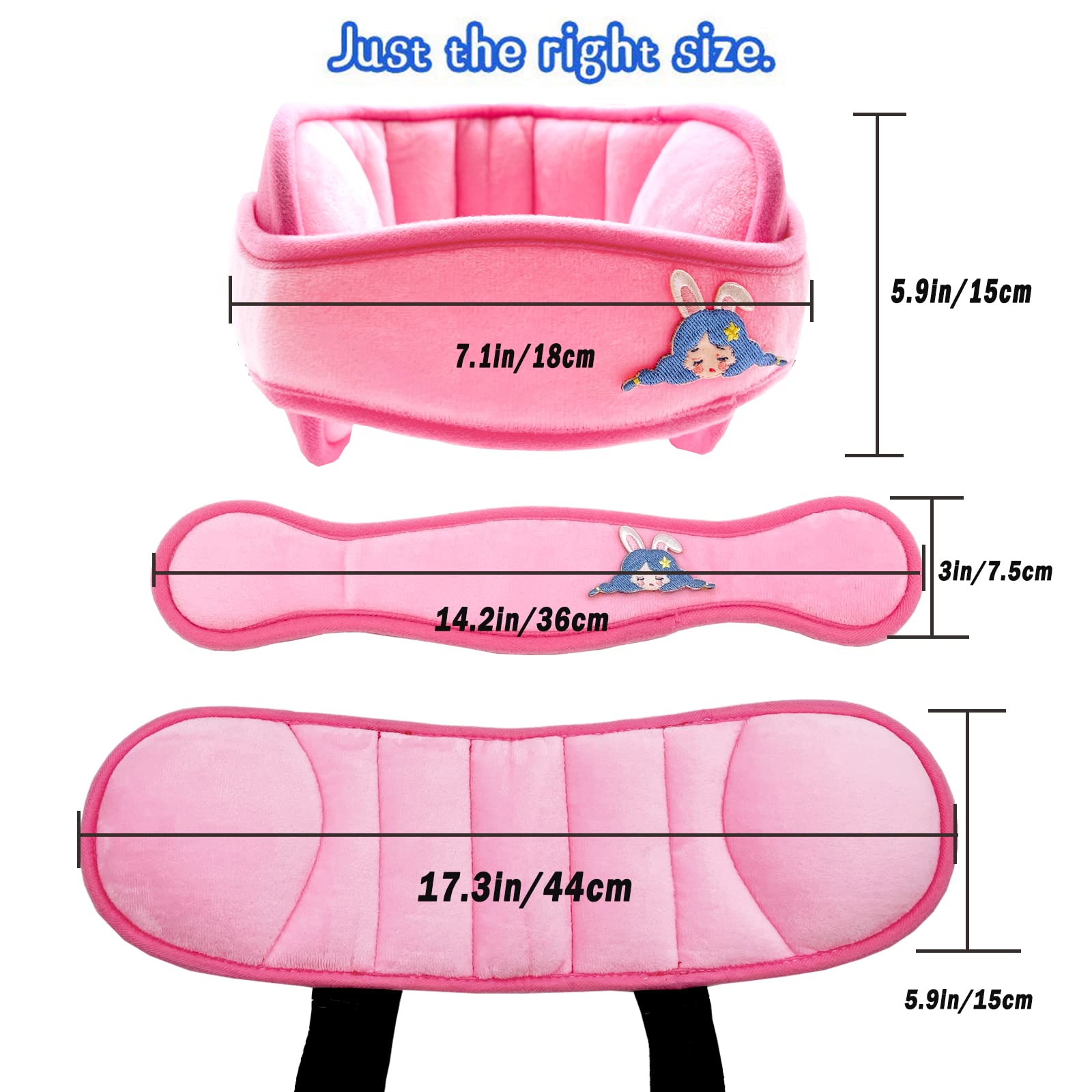 StoHua machine-washable headrest band easy to clean after trips.