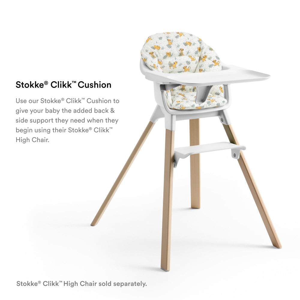 Stokke Clikk Cushion Disney Lion King Jungle reversible side highlight