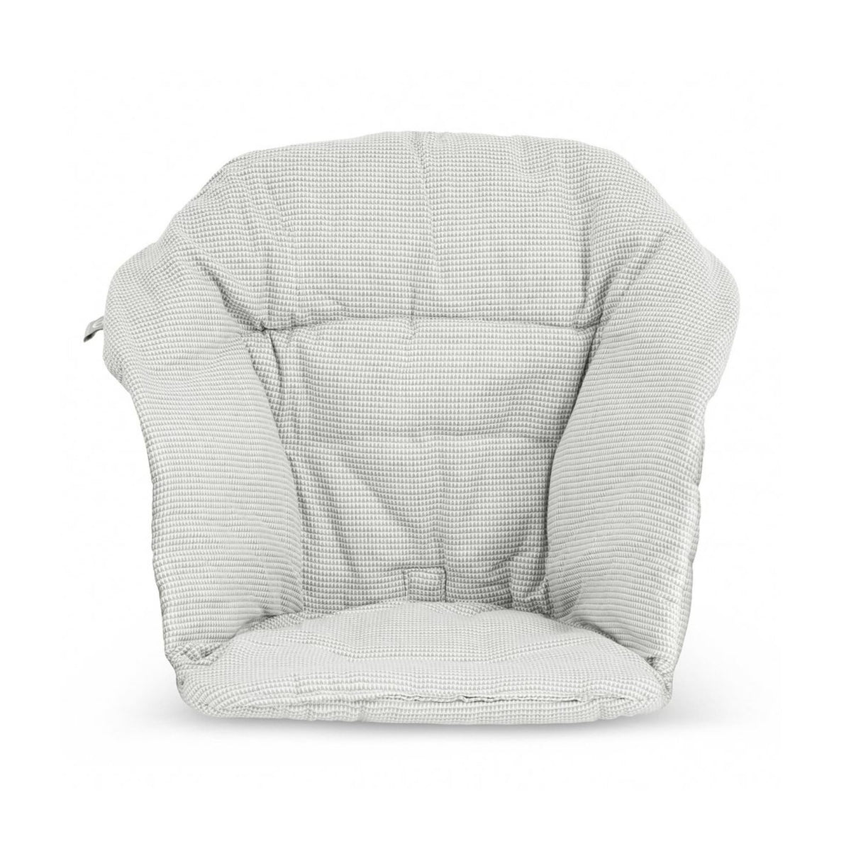 Stokke Clikk Cushion Nordic Grey front view showing extra back support for babies