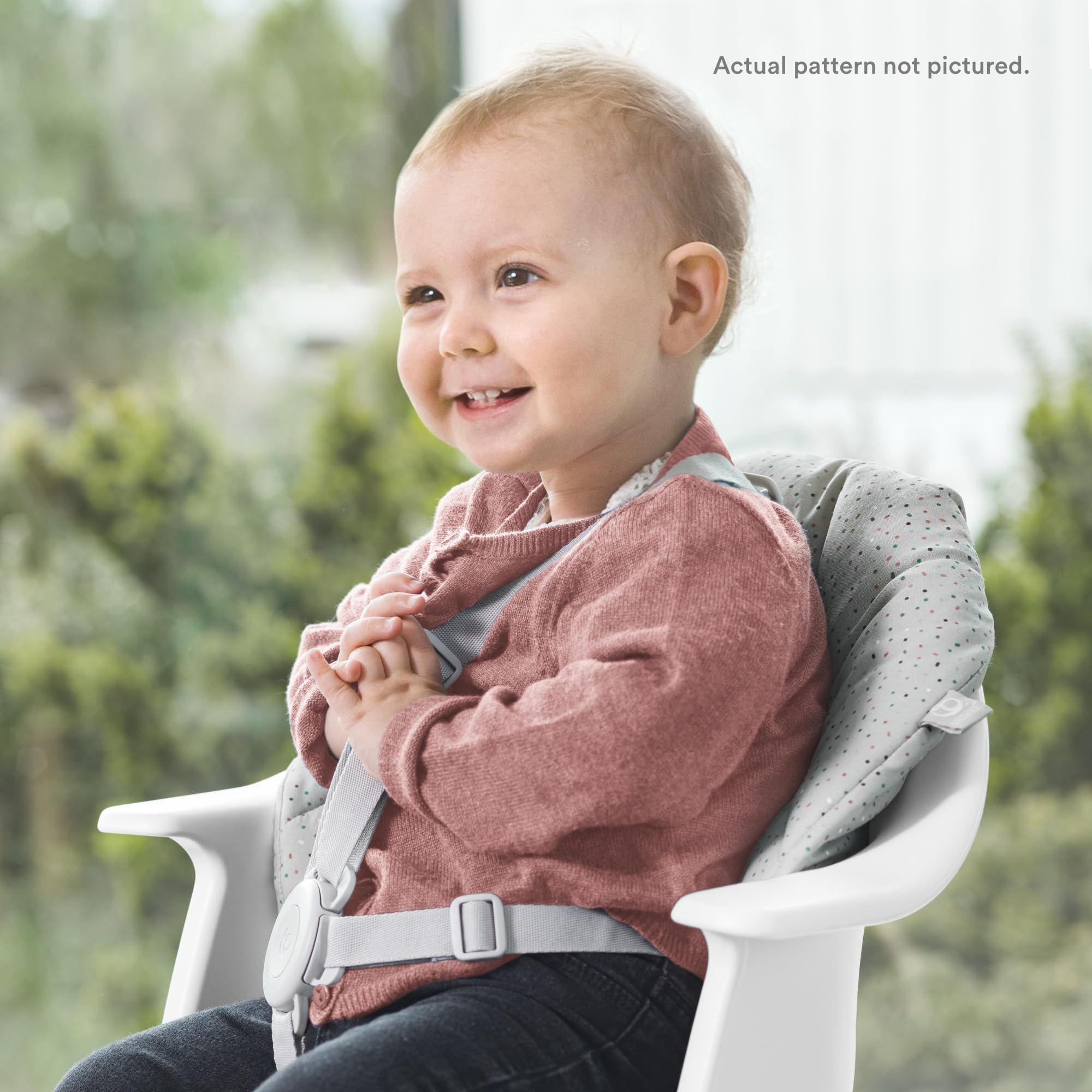 Stokke Clikk Cushion Nordic Grey machine washable fabric for easy cleaning