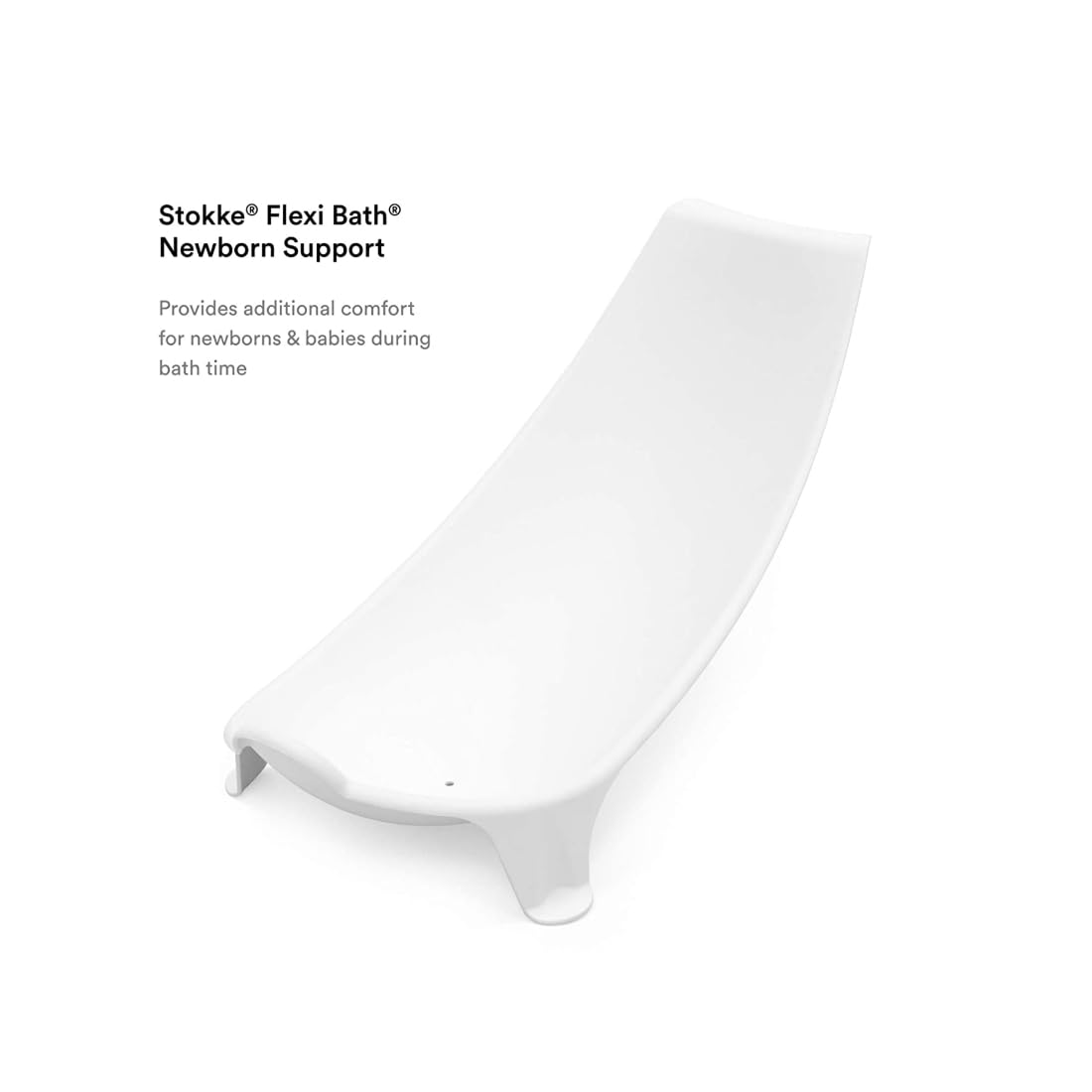 White finish highlights modern look of Stokke newborn support
