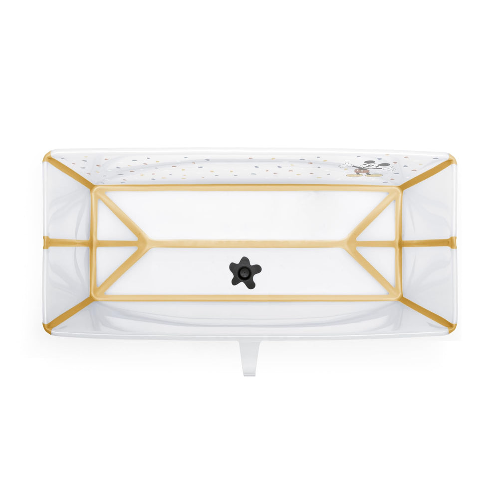 Stokke Flexi Bath X-Large Mickey Celebration easy to clean after baths.