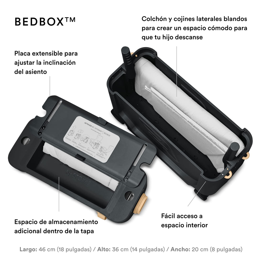 Stokke JetKids BedBox with BackPack storage for organized essentials