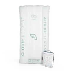 Stokke JetKids CloudSleeper inflatable bed for travel; secure nights away from home.