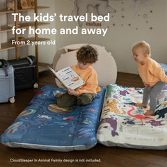 Stokke JetKids CloudSleeper side bumpers keep kids safe while snoozing.