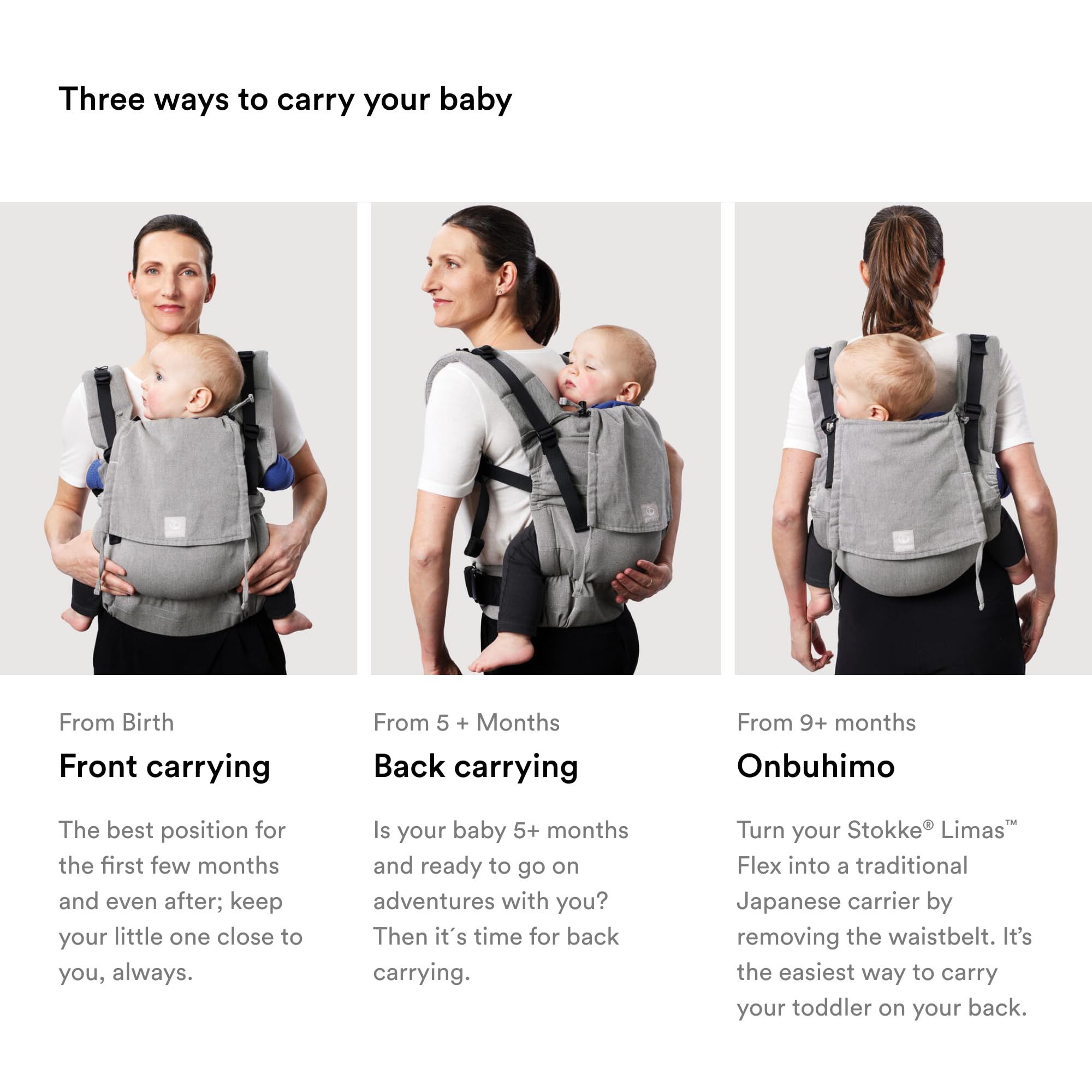 Stokke Limas Carrier Flex Leopard Lilac adjustable base for proper seating