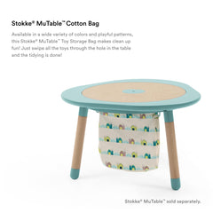 Stokke MuTable cotton bag is lightweight and easy to carry.