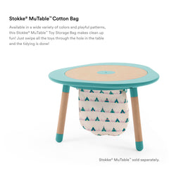 Stokke MuTable cotton bag storage for small to medium toys