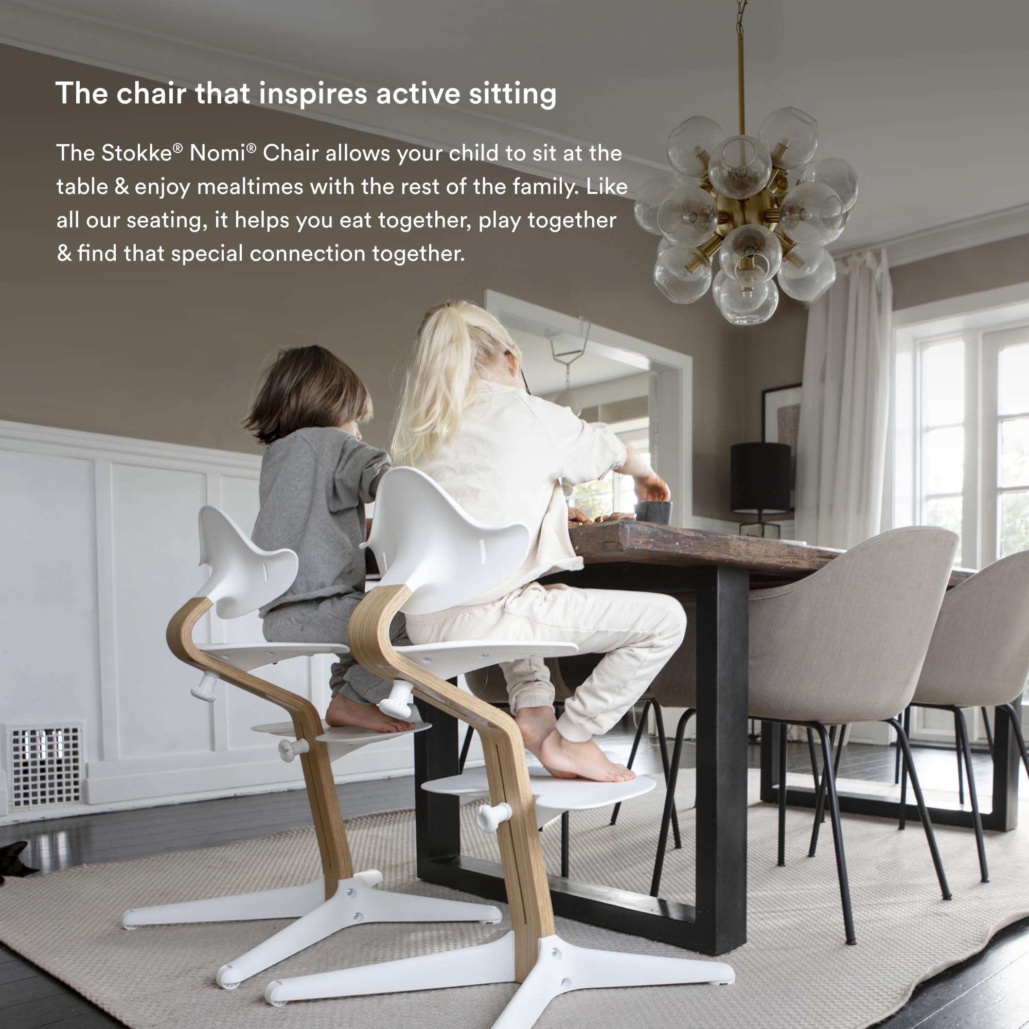 Stokke Nomi Cushion Grey Blue compatible with Nomi Baby Set for versatility