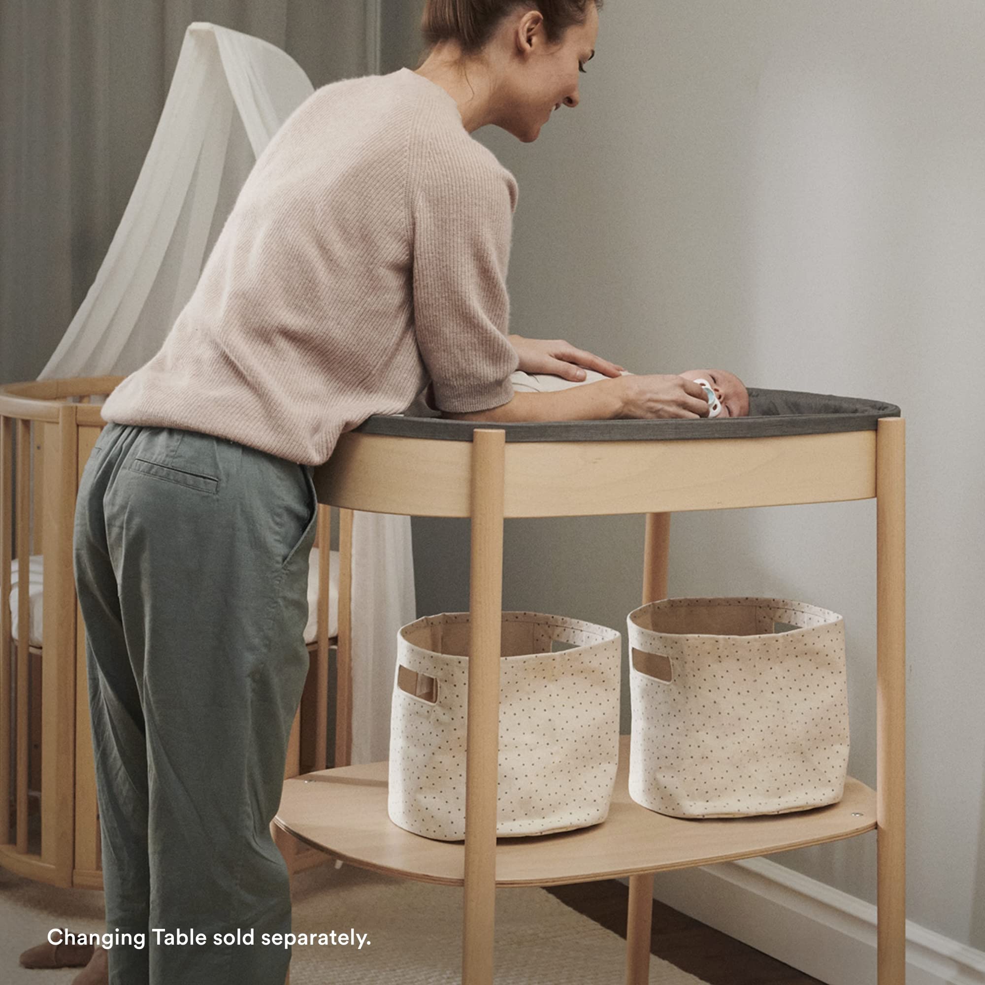 Stokke Sleepi basket pairs with nursery concept for cohesive styling