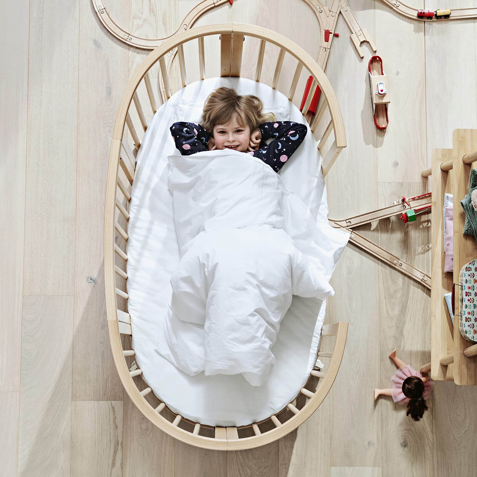 Stokke Sleepi Bed Extension V2 creates a toddler-ready sleep space