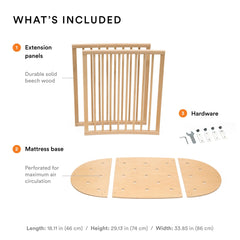 Stokke Sleepi Bed Extension V3 Natural compatibility note prevents mismatches