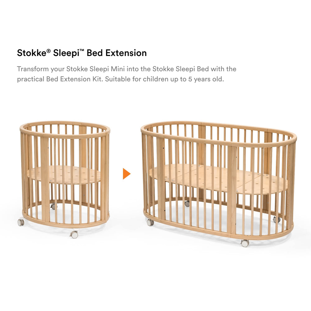 Stokke Sleepi Bed Extension V3 Natural extended length for growing child