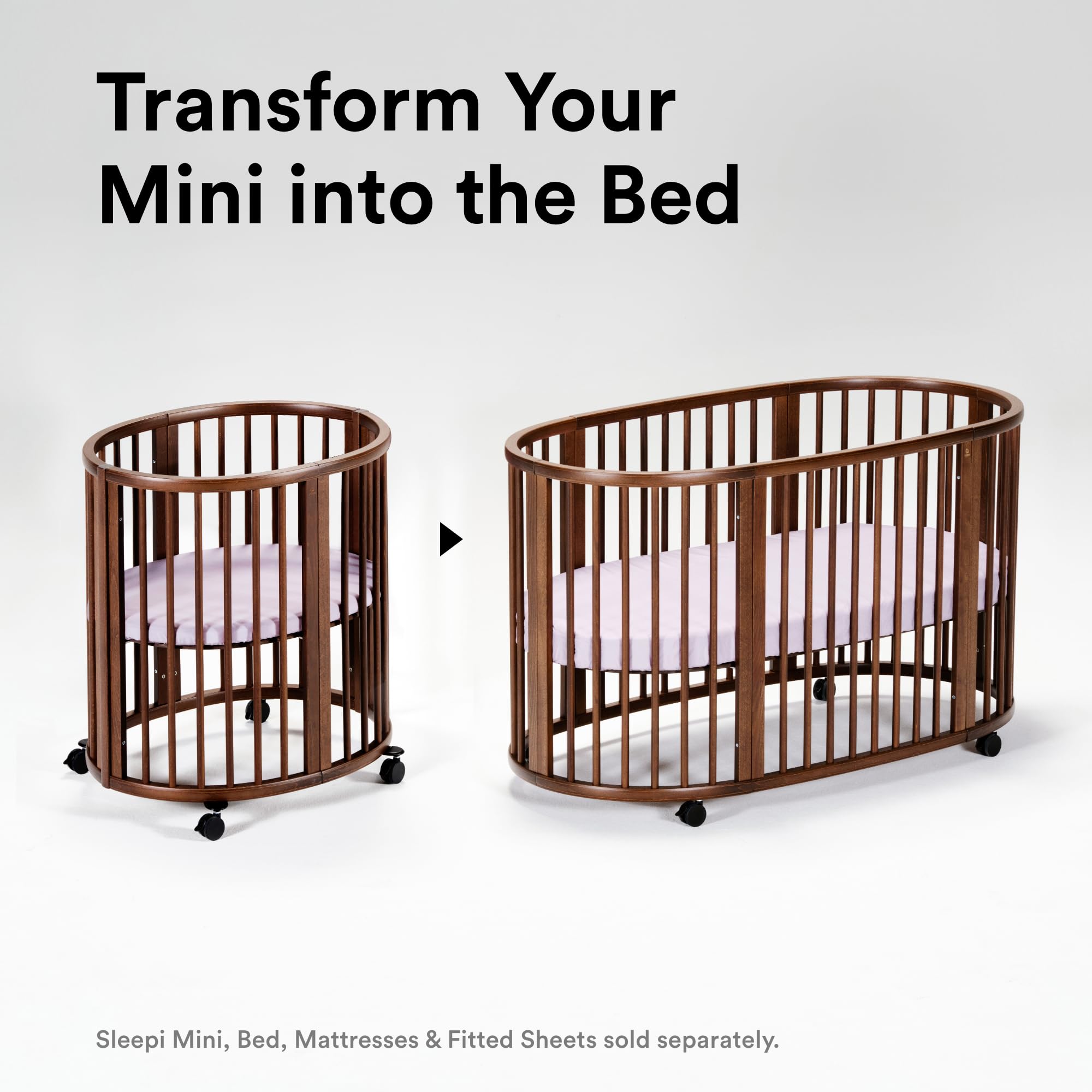 Stokke Sleepi Bed Extension V3 parts laid out for upgrading.