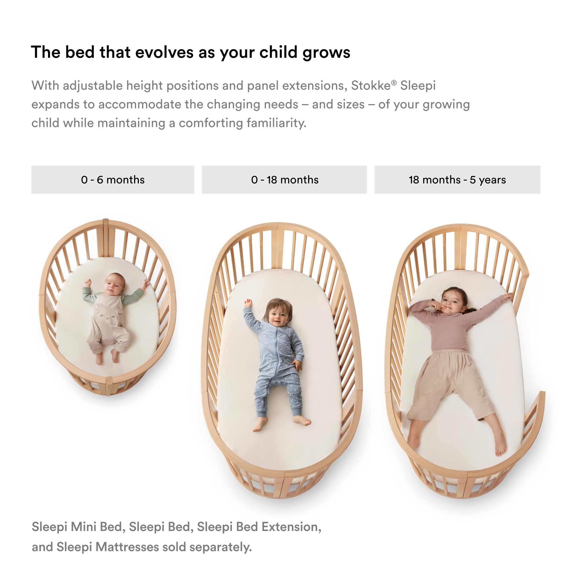 Stokke Sleepi Drape Rod V3 easy to attach and wipe clean.