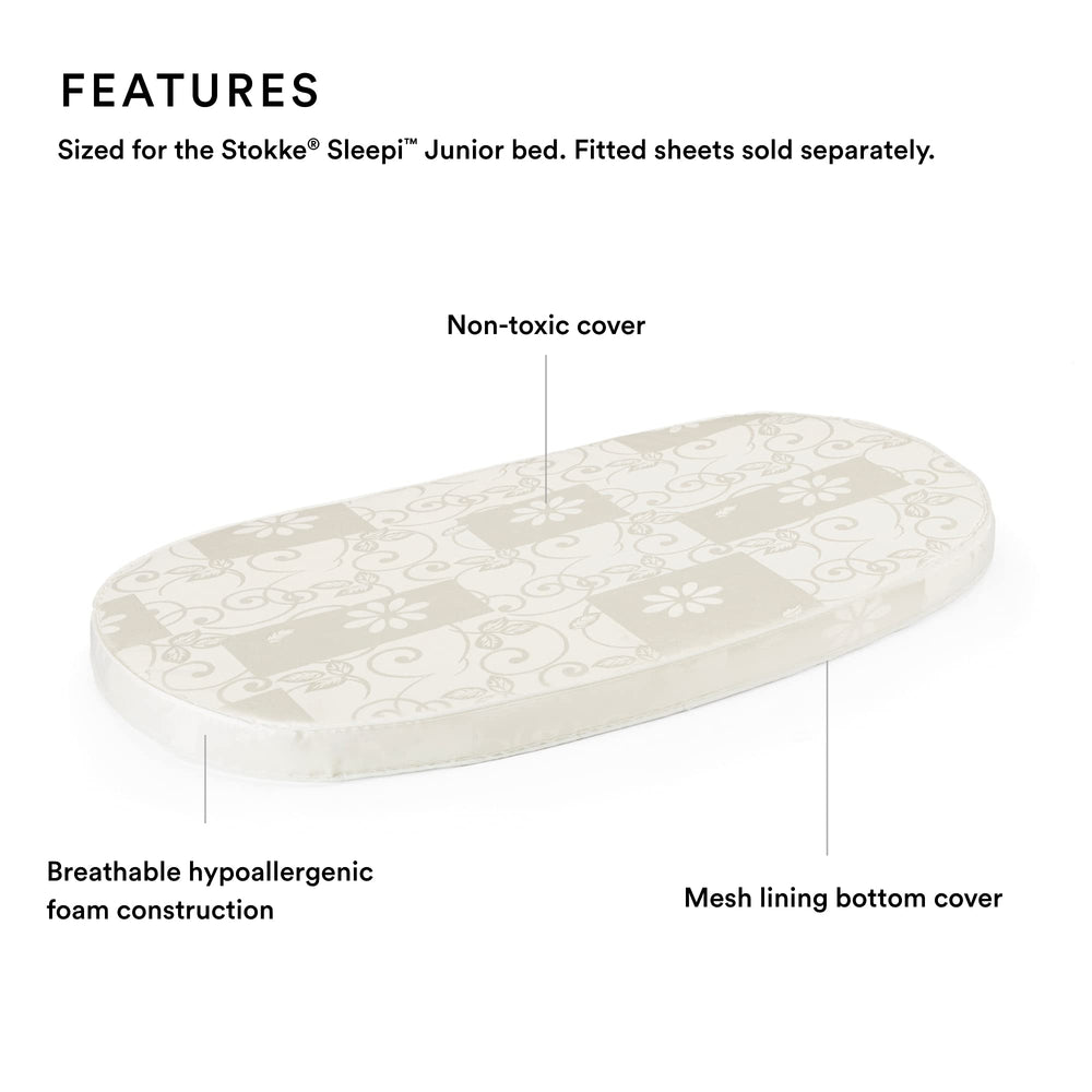 Stokke Sleepi Junior Mattress with grooves-ventilation for airflow