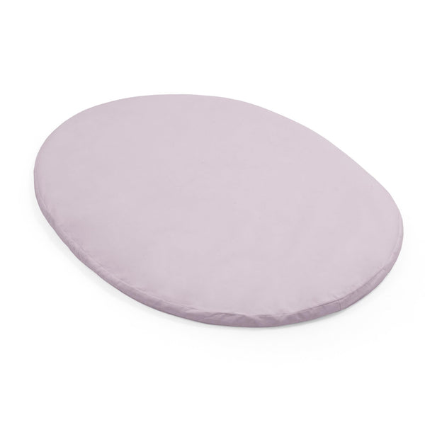 Stokke Sleepi Mini fitted sheet lavender for V3 mattress, soft cotton percale.
