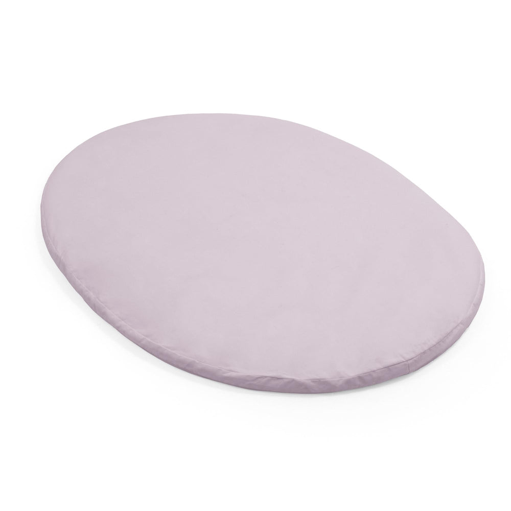 Stokke Sleepi Mini fitted sheet lavender for V3 mattress, soft cotton percale.